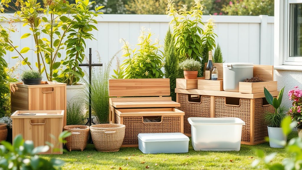 Kleine tuin? slimme opslagoplossingen voor elke ruimte!